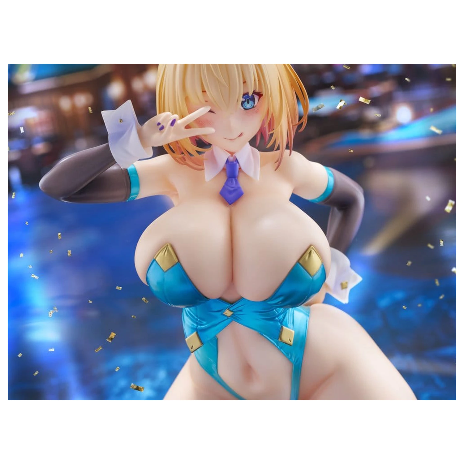 Original Character KoiKoi -Sakura- PVC figura 1/6 Sophia F. Shirring Blue Bunny Ver. 20 cm fotografija izdelka