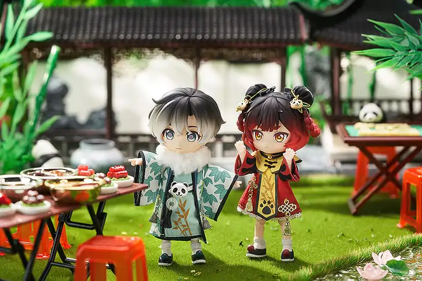 Original Character Nendoroid Doll Akcijska Figura Chinese-Style Panda Hot Pot: Star Anise 14 cm fotografija izdelka