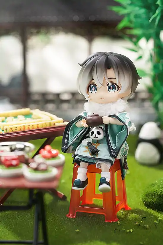 Original Character Nendoroid Doll akcijska figura Chinese-Style Panda Mahjong: Laurier 14 cm fotografija izdelka