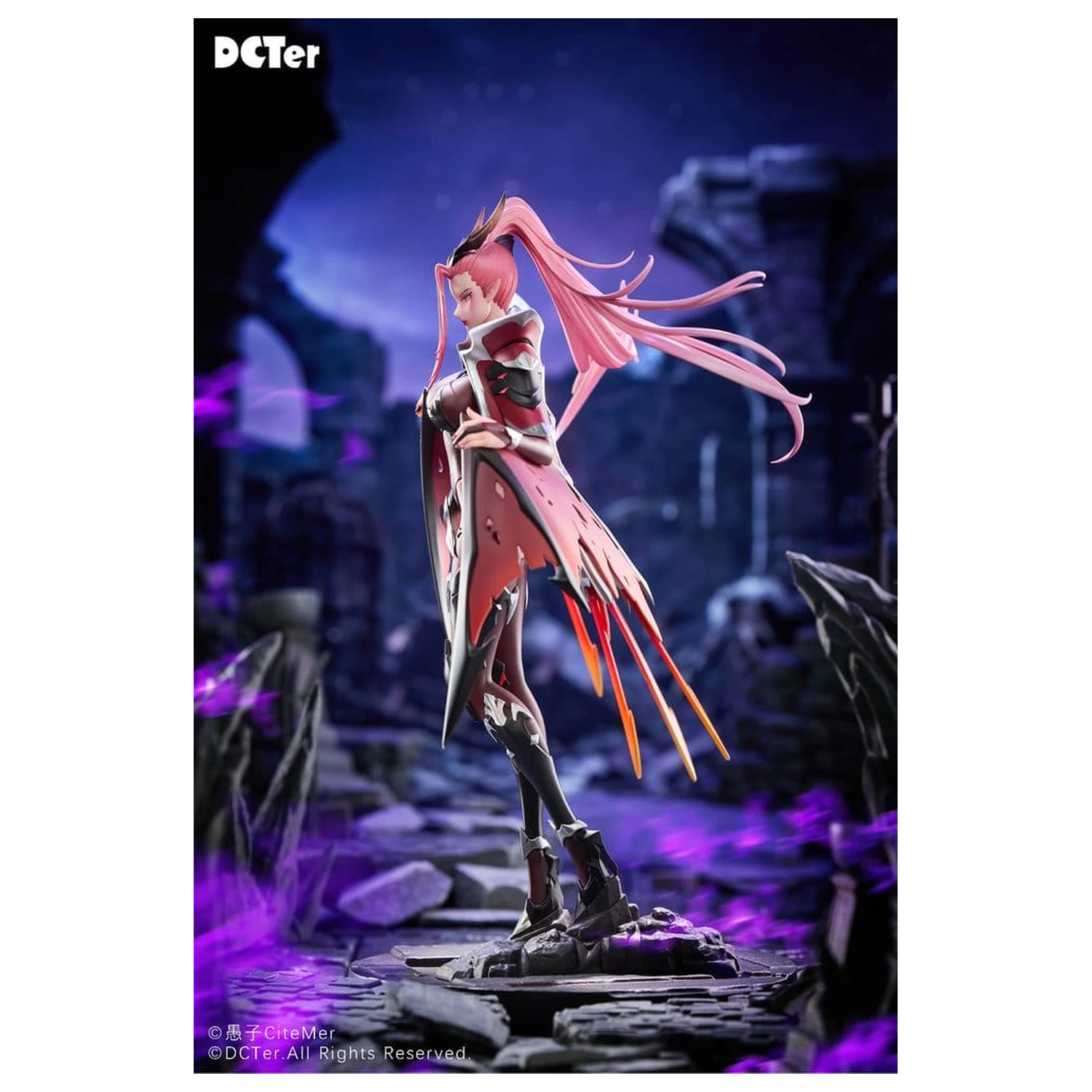 Original Character PU figura 1/7 Heslion Draco Bellatrix Feminina 27 cm fotografija izdelka