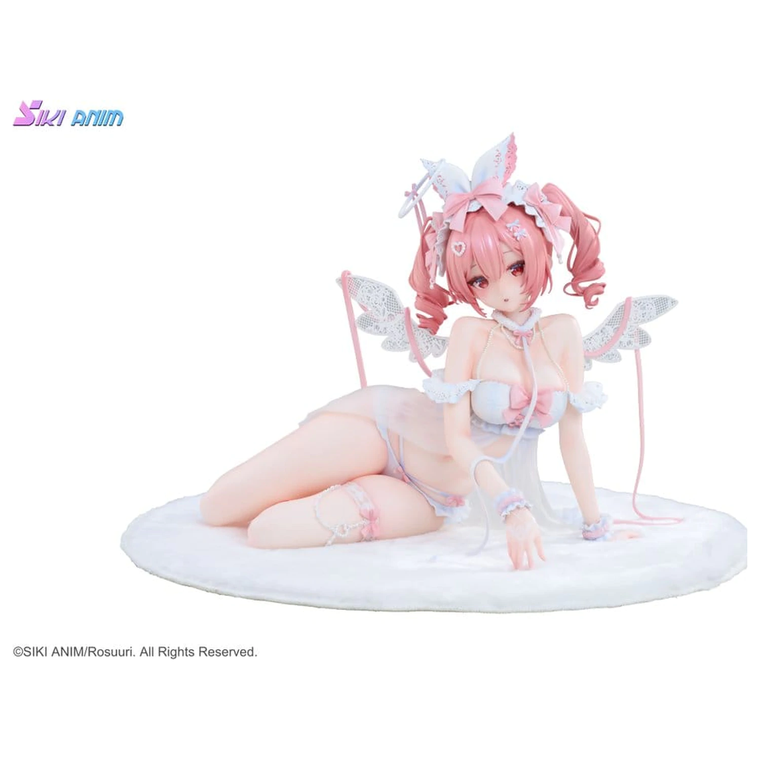 Original Character PVC figura 1/4 White Rabbit Rosu Angel Ver. Illustrated by Rosuuri 23 cm fotografija izdelka