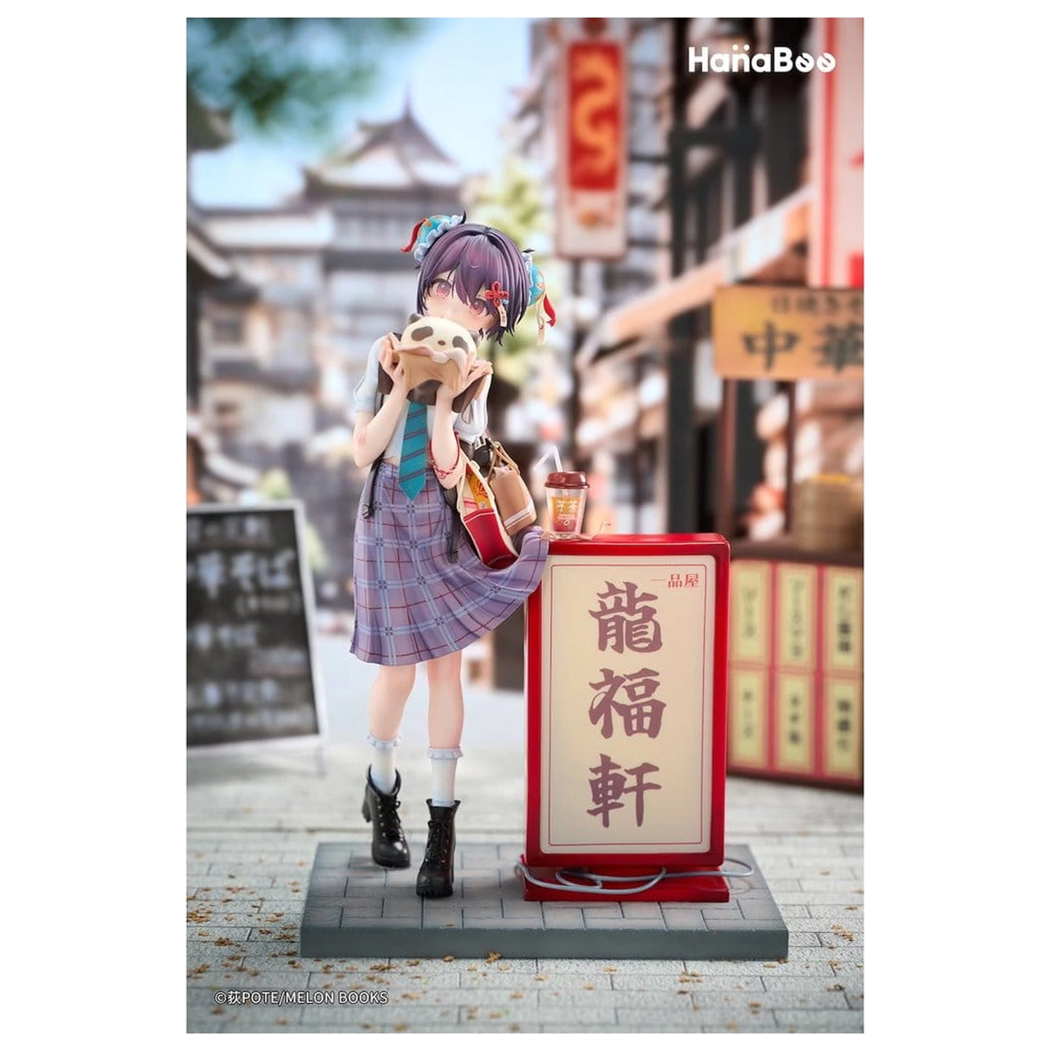 Original Character PVC figura 1/6 Panda Nikuman-chan Deluxe Edition 26 cm fotografija izdelka