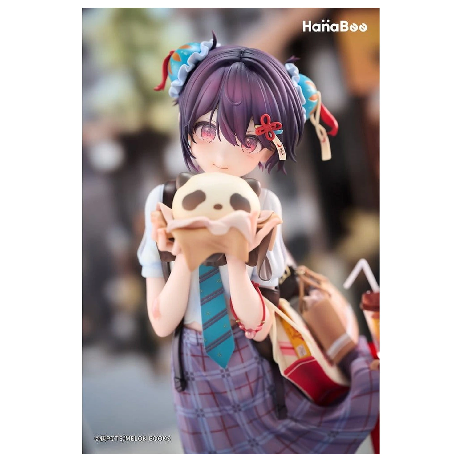 Original Character PVC figura 1/6 Panda Nikuman-chan Deluxe Edition 26 cm fotografija izdelka