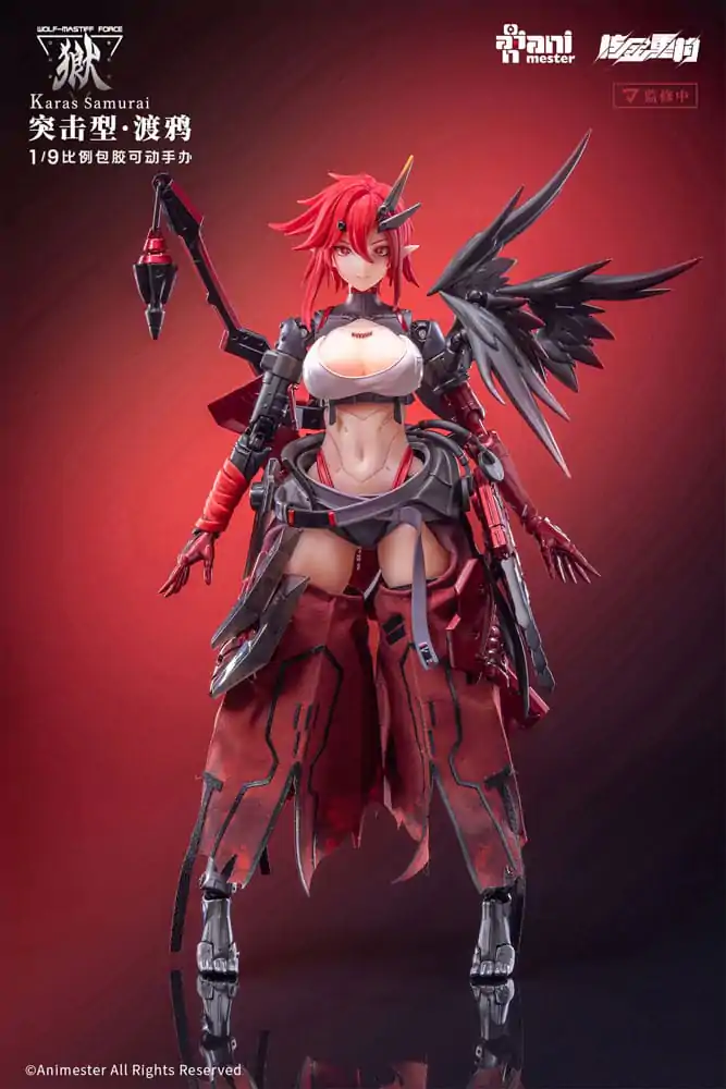 Original Character Brezšivna akcijska figura 1/9 Wolf-Mastiff Force Karas Samurai 20 cm fotografija izdelka