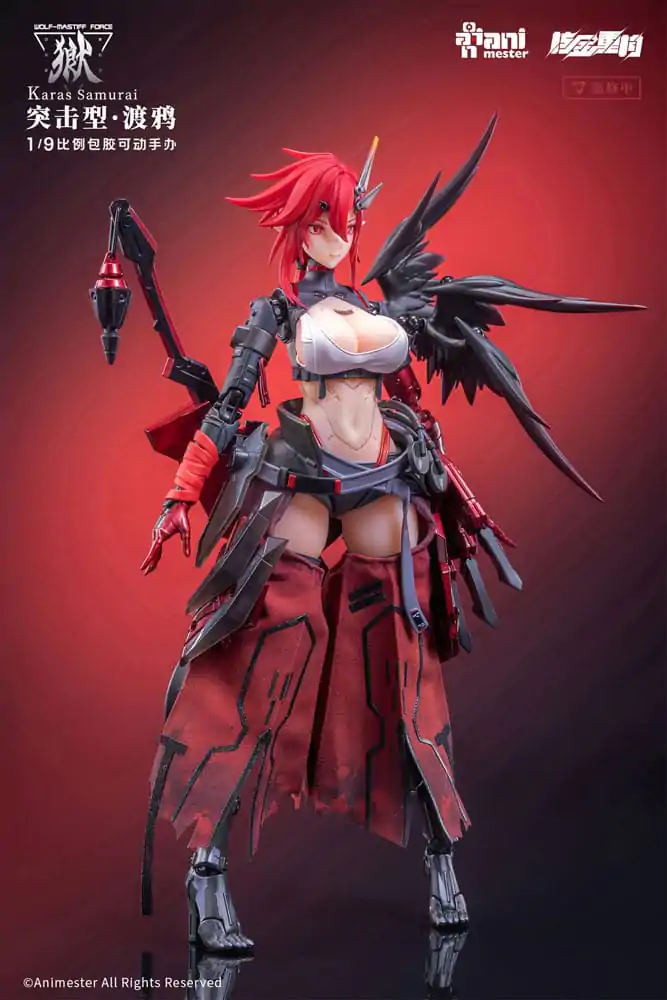 Original Character Brezšivna akcijska figura 1/9 Wolf-Mastiff Force Karas Samurai 20 cm fotografija izdelka