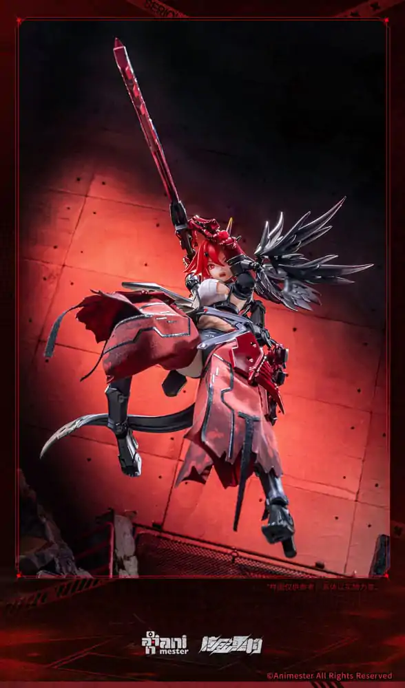 Original Character Brezšivna akcijska figura 1/9 Wolf-Mastiff Force Karas Samurai 20 cm fotografija izdelka