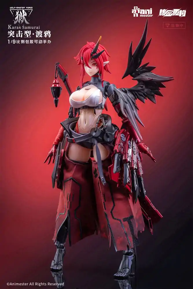 Original Character Brezšivna akcijska figura 1/9 Wolf-Mastiff Force Karas Samurai 20 cm fotografija izdelka