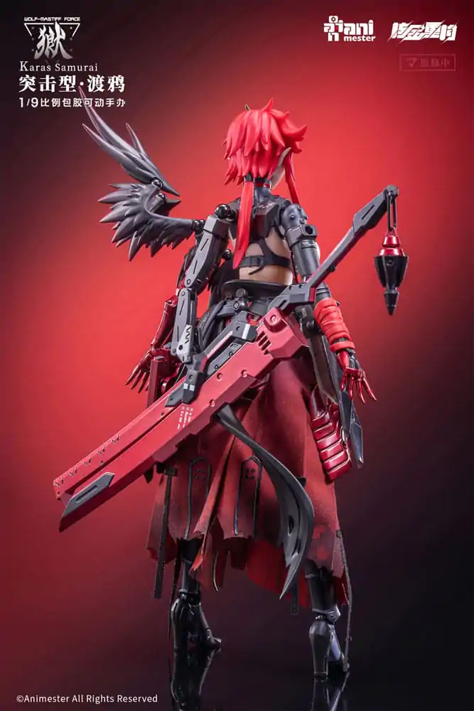 Original Character Brezšivna akcijska figura 1/9 Wolf-Mastiff Force Karas Samurai 20 cm fotografija izdelka