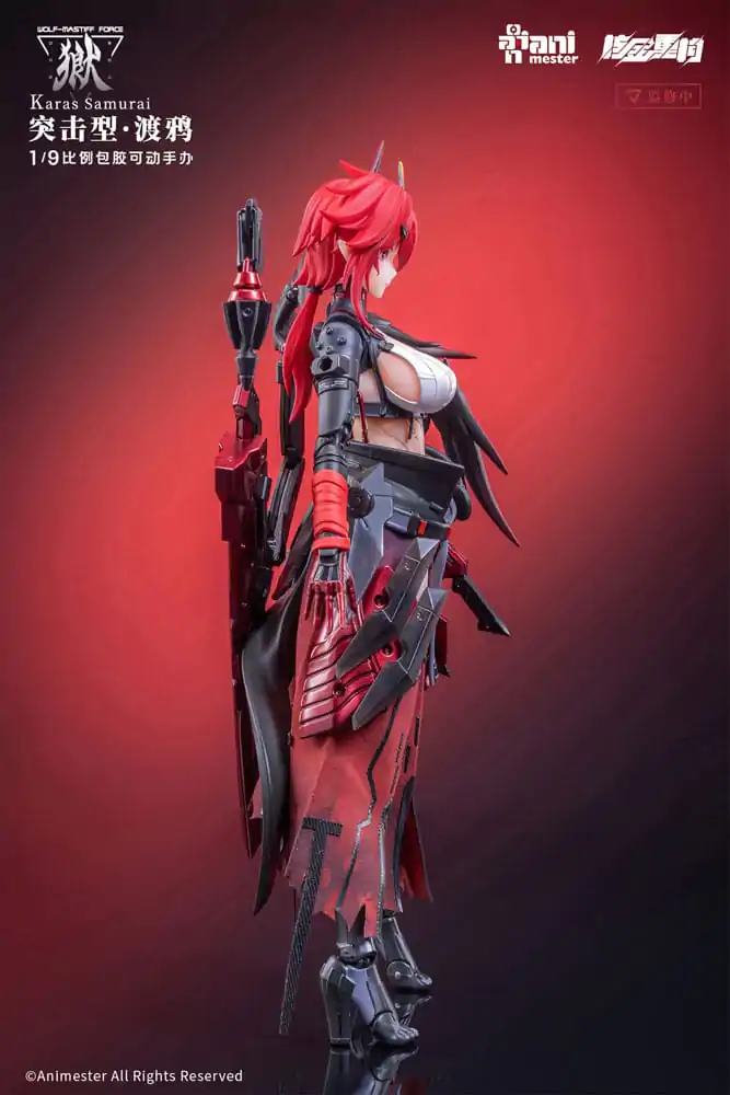 Original Character Brezšivna akcijska figura 1/9 Wolf-Mastiff Force Karas Samurai 20 cm fotografija izdelka