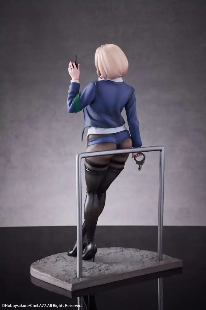 Original Illustration PVC kip 1/6 Naughty Police Woman Illustration by CheLA77 Limited Edition 27 cm fotografija izdelka