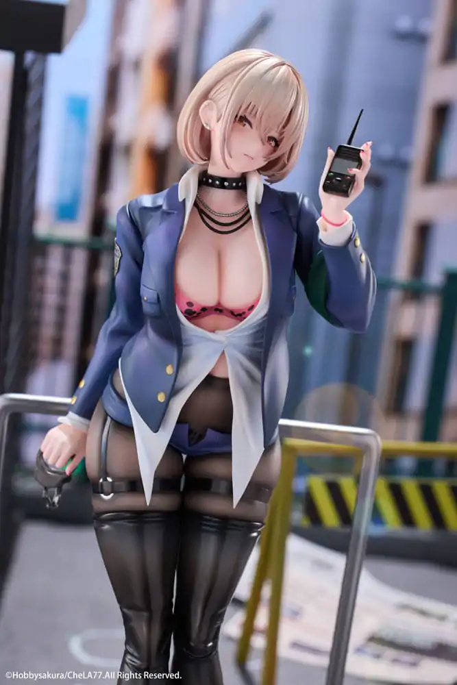 Original Illustration PVC Kip 1/6 Naughty Police Woman Illustration by CheLA77 27 cm fotografija izdelka