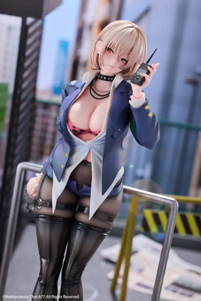 Original Illustration PVC Kip 1/6 Naughty Police Woman Illustration by CheLA77 27 cm fotografija izdelka