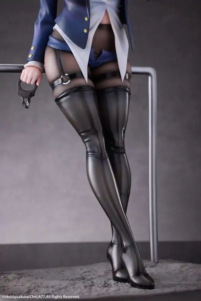 Original Illustration PVC Kip 1/6 Naughty Police Woman Illustration by CheLA77 27 cm fotografija izdelka