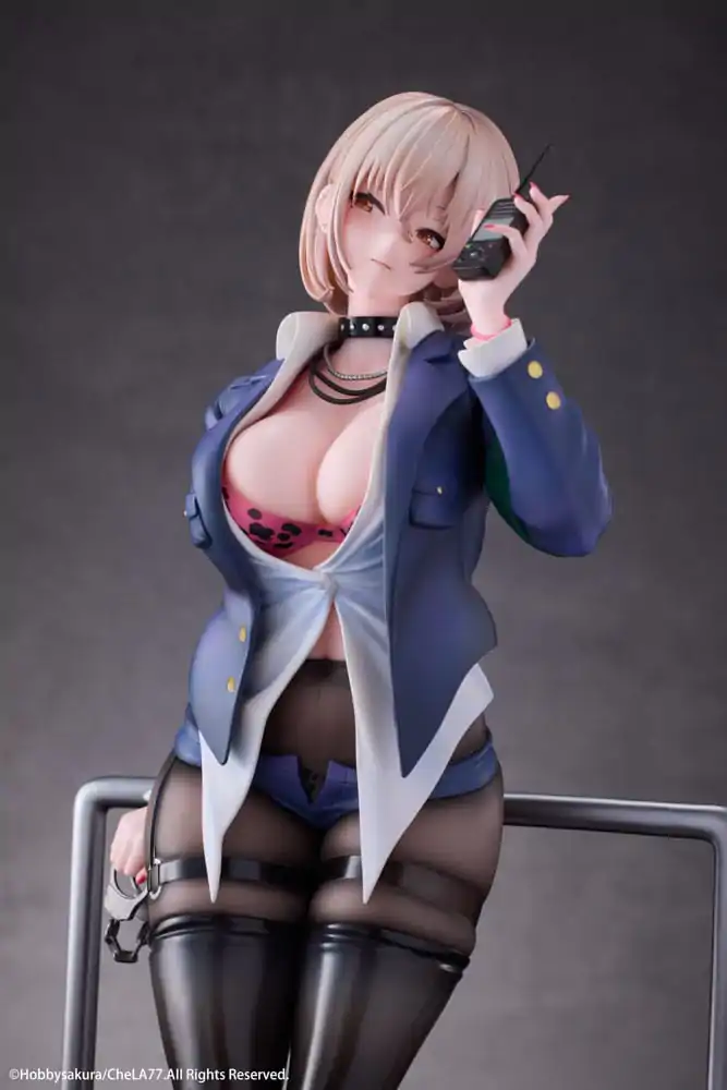 Original Illustration PVC Kip 1/6 Naughty Police Woman Illustration by CheLA77 27 cm fotografija izdelka