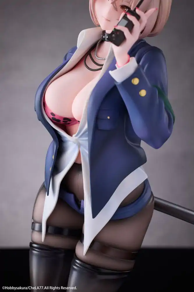 Original Illustration PVC Kip 1/6 Naughty Police Woman Illustration by CheLA77 27 cm fotografija izdelka