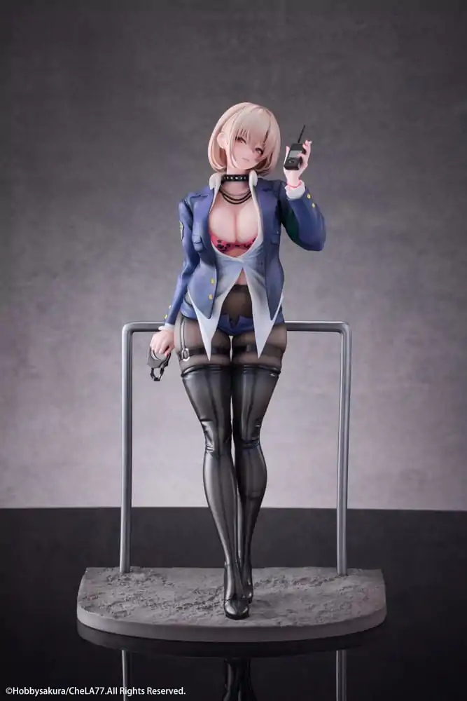Original Illustration PVC Kip 1/6 Naughty Police Woman Illustration by CheLA77 27 cm fotografija izdelka