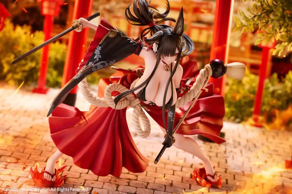 Originalna ilustracija PVC Kip 1/7 Ying Mo ilustracija avtorja Kishi yasuri 25 cm fotografija izdelka