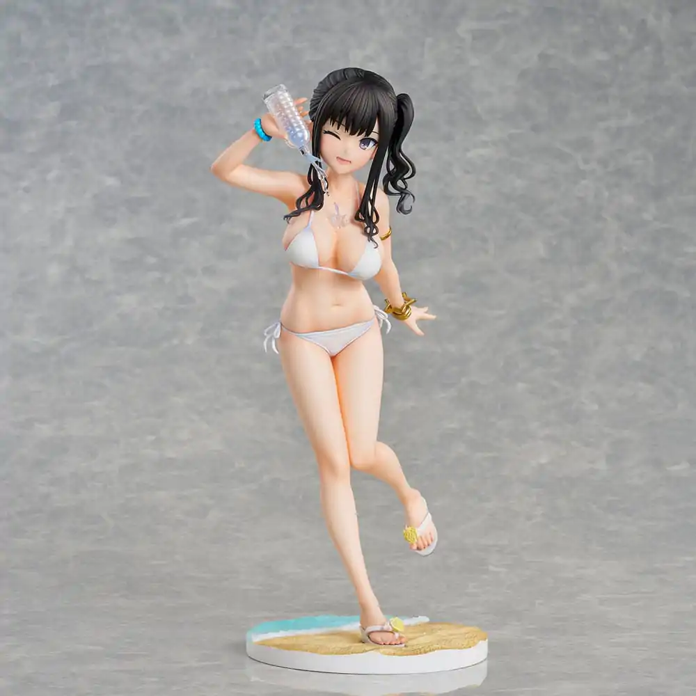 Originalna ilustracija PVC Kip Kaede Illustration Miyuki Sasaki Summer Cloud White Bikini Ver. 25 cm fotografija izdelka