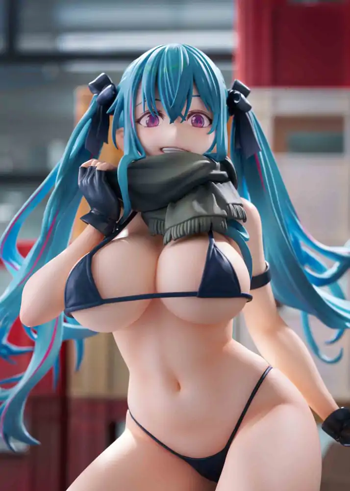 Original Illustration PVC Kip 1/7 Warehouse Aoko Illustration by FreeStyle AmiAmi Limited Edition 16 cm fotografija izdelka