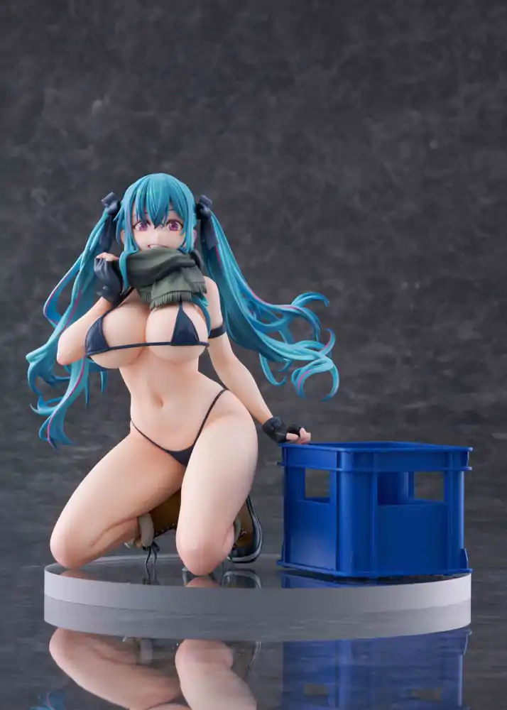Original Illustration PVC Kip 1/7 Warehouse Aoko Illustration by FreeStyle AmiAmi Limited Edition 16 cm fotografija izdelka