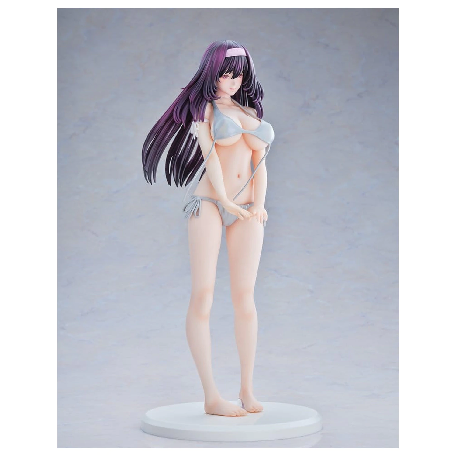 Original Model Kip 1/5 Tomoe Sakura Swimsuit Black Hair Ver. Illustration by Toshi Tsutakaze 32 cm fotografija izdelka