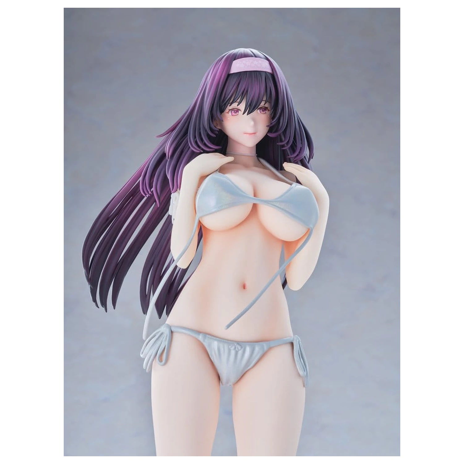 Original Model Kip 1/5 Tomoe Sakura Swimsuit Black Hair Ver. Illustration by Toshi Tsutakaze 32 cm fotografija izdelka