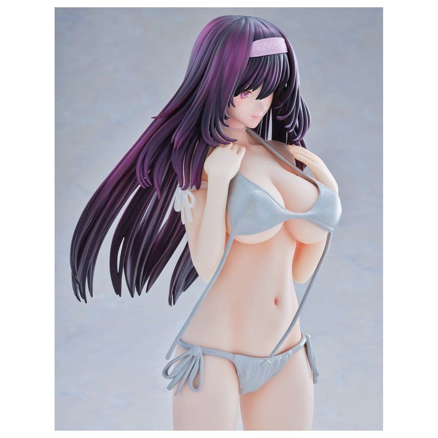Original Model Kip 1/5 Tomoe Sakura Swimsuit Black Hair Ver. Illustration by Toshi Tsutakaze 32 cm fotografija izdelka
