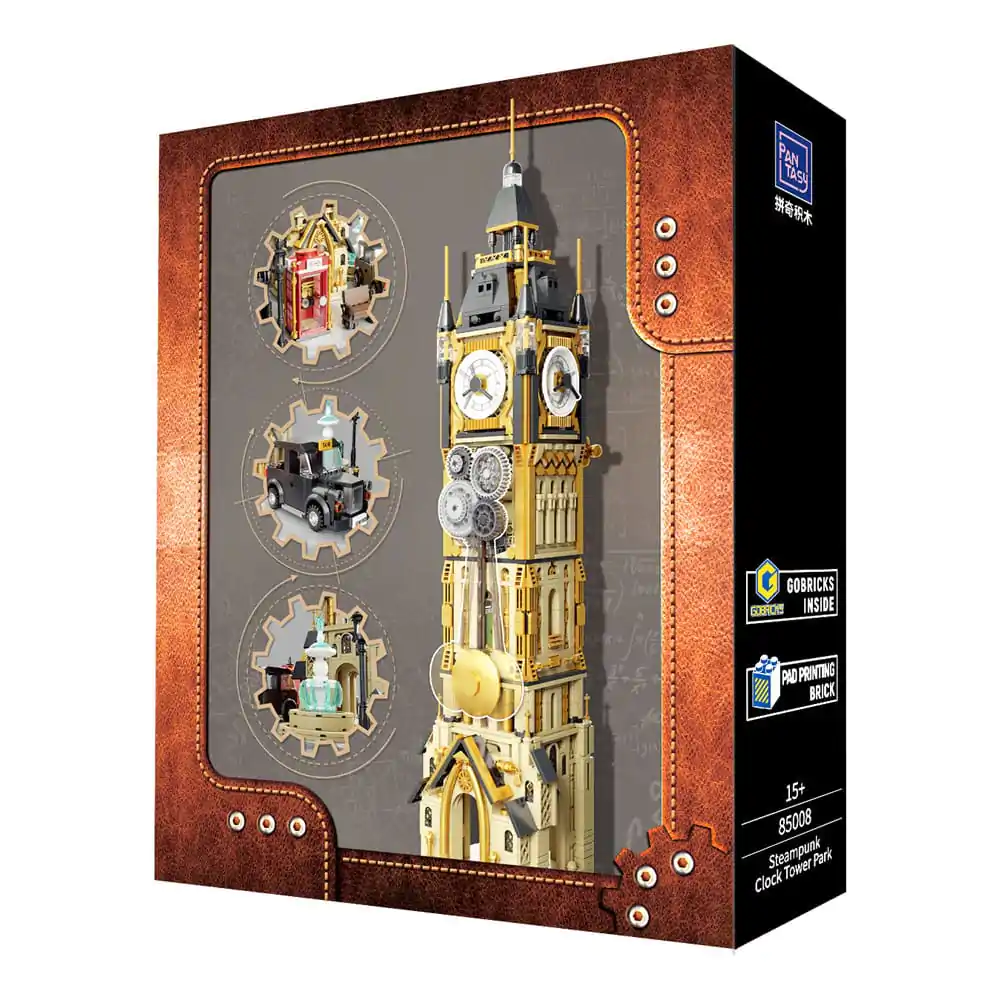 Original-Steampunk Series Construction Set Steampunk Stolp sClock Tower Park 58 cm fotografija izdelka