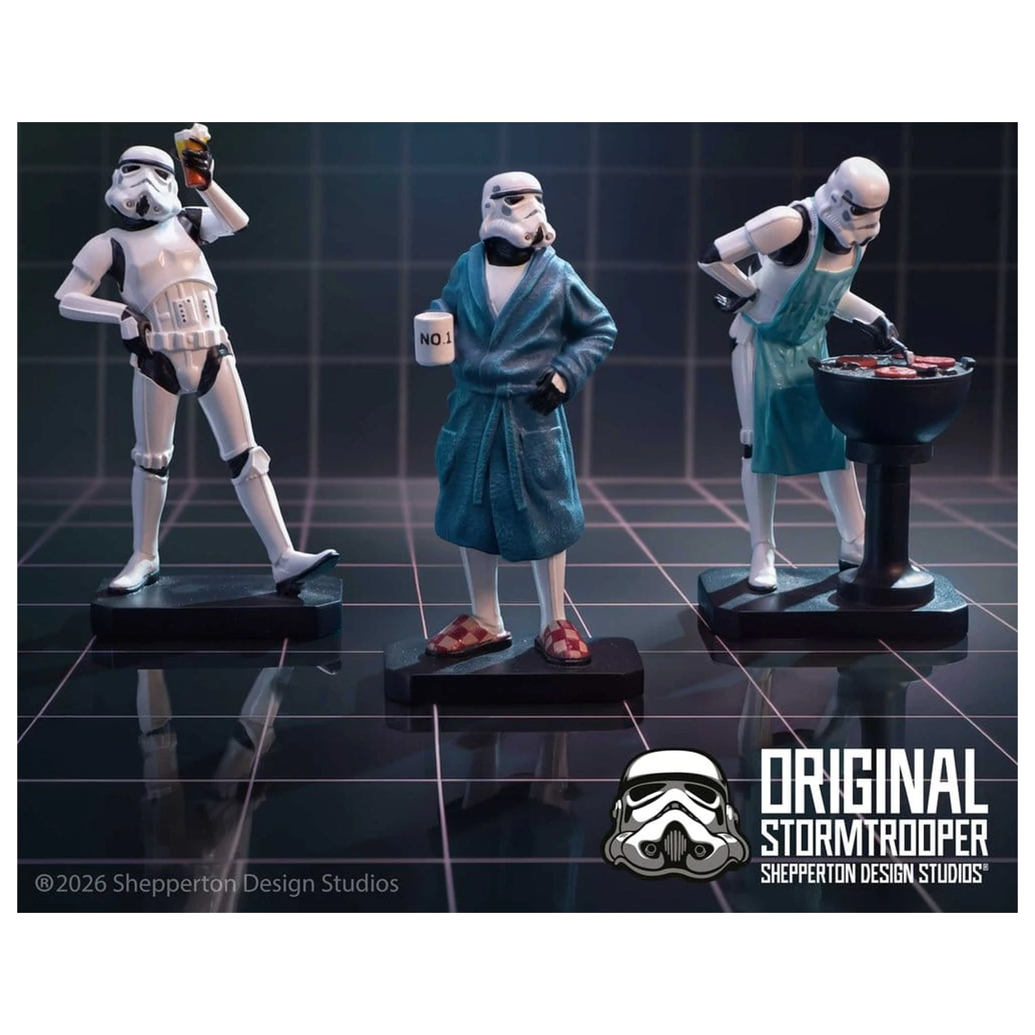 Original Stormtrooper Figure Set Living for the Weekend 11 cm fotografija izdelka