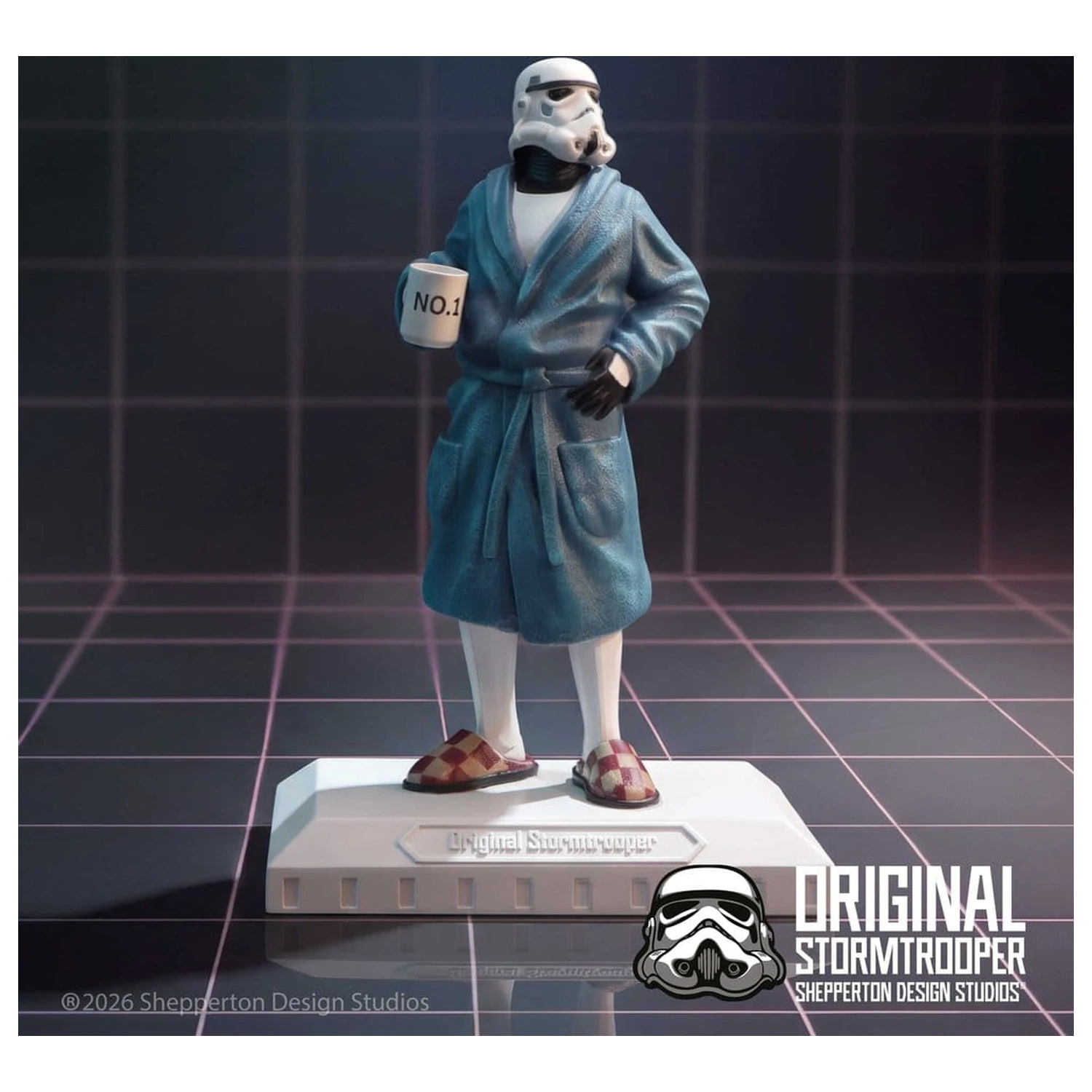 Original Stormtrooper figura Off Duty 18 cm fotografija izdelka