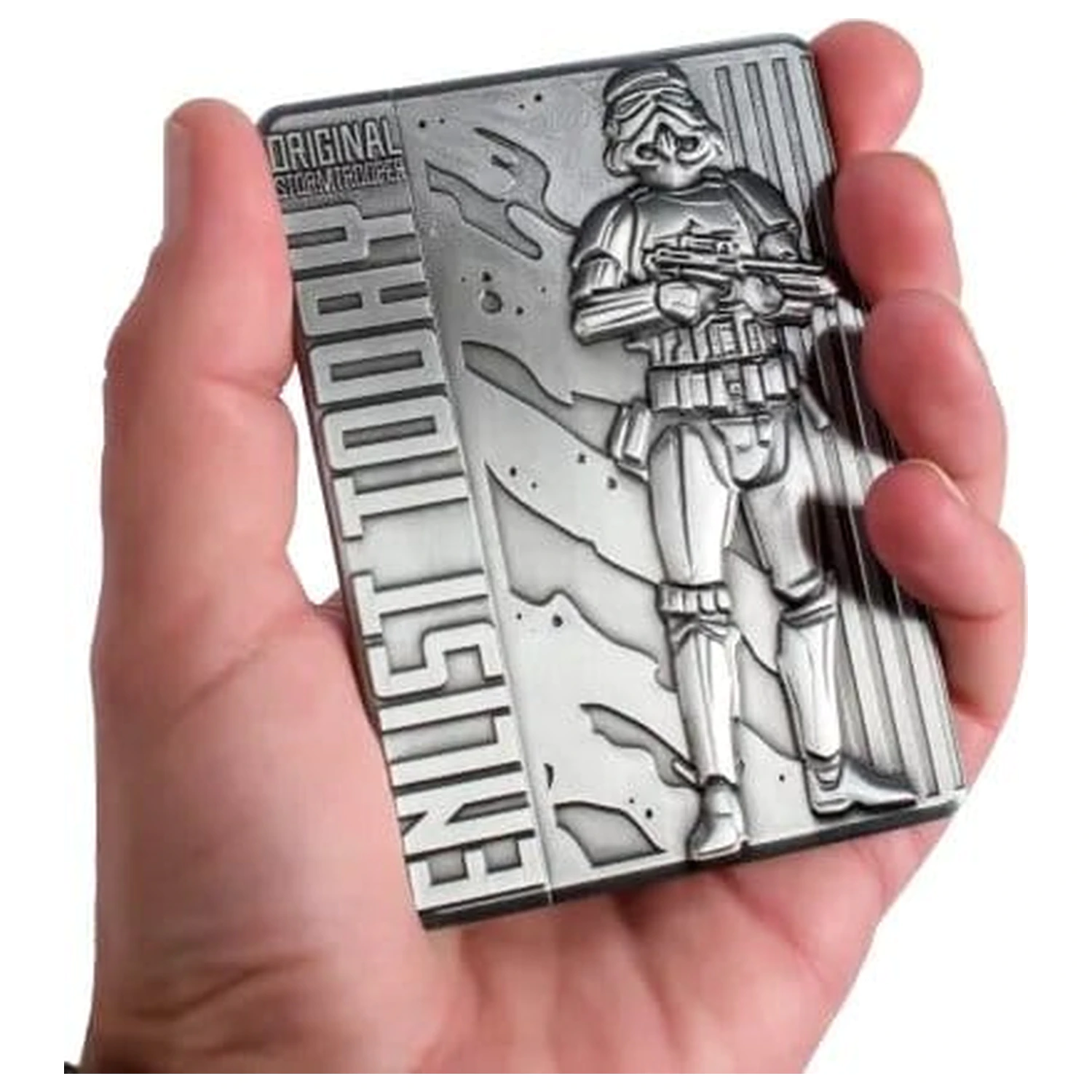 Original Stormtrooper Ingot Enlist Today fotografija izdelka