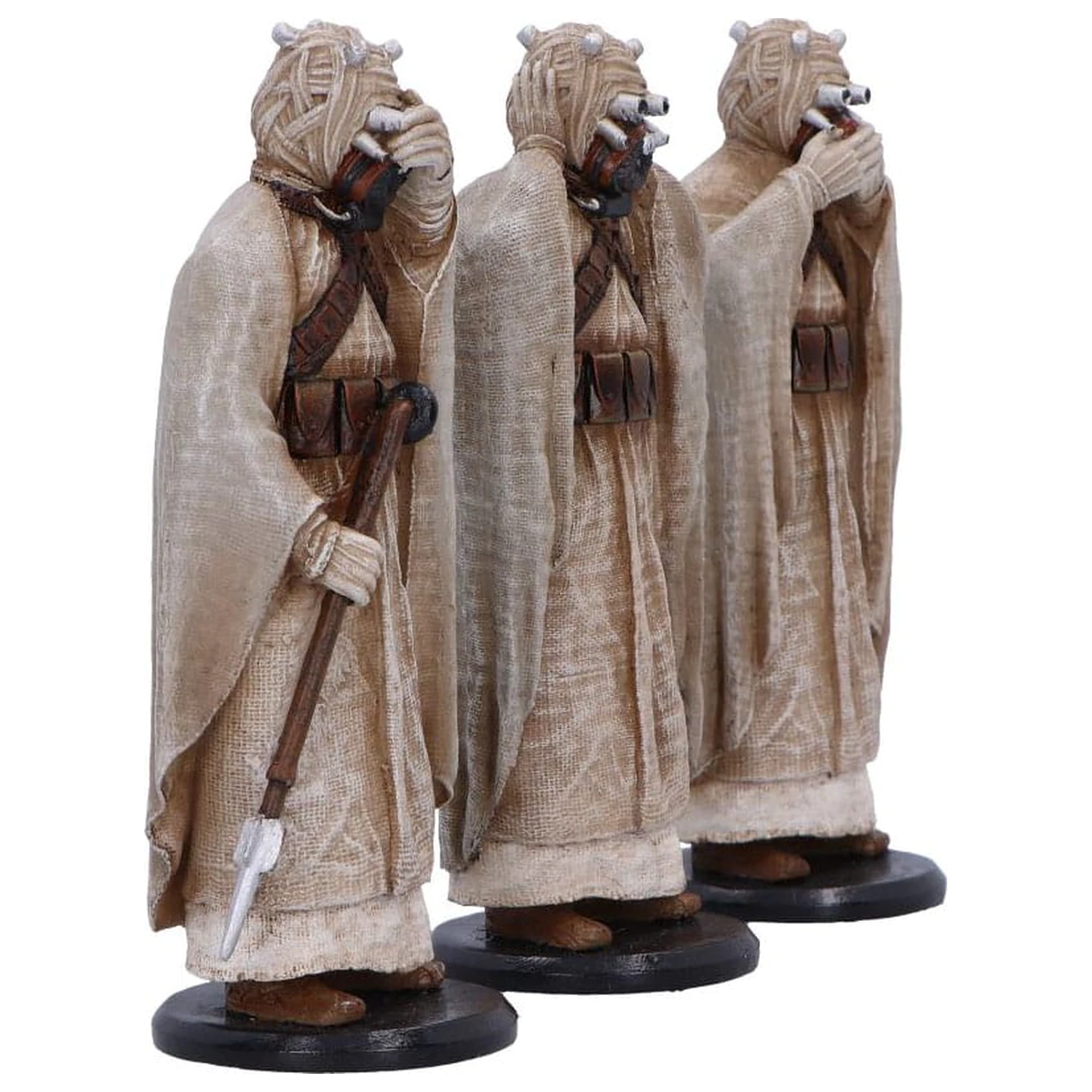 Original Stormtrooper Kip Treh Modrih Tusken Raiderjev 14 cm fotografija izdelka
