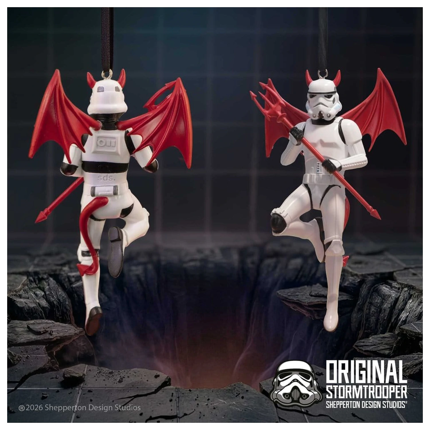 Original Stormtrooper Viseči okrasek What the Hell 11 cm fotografija izdelka
