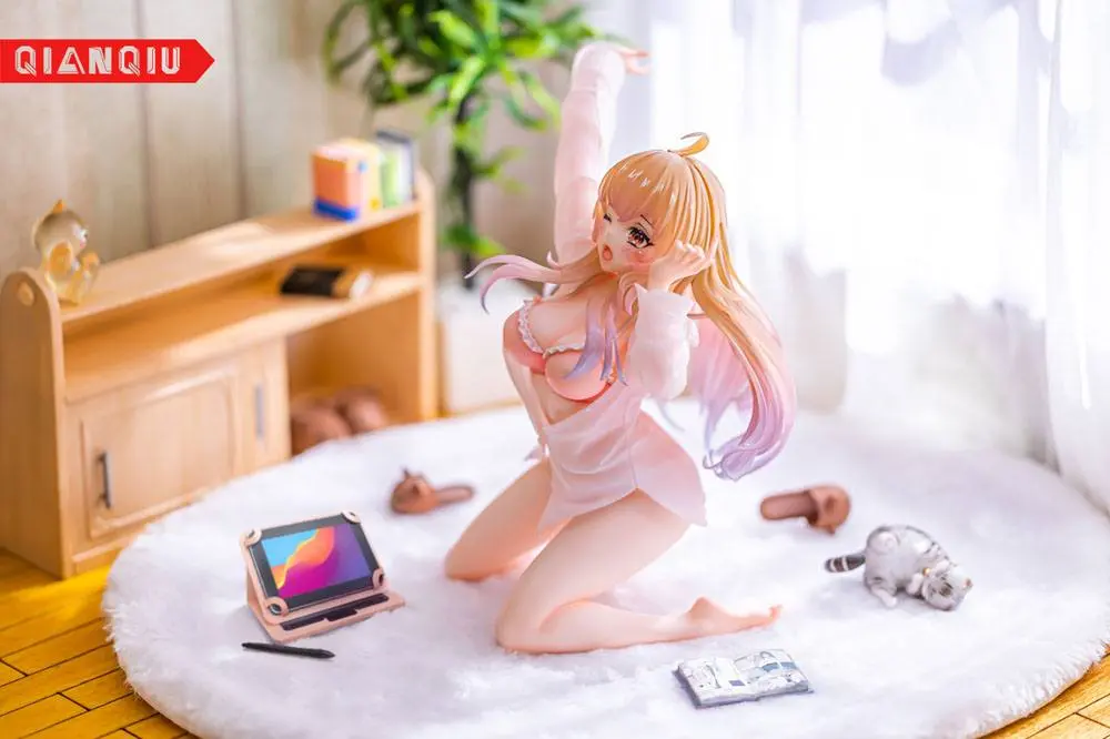 Otaku Girls Series PVC Kip 1/7 Stretch Girl (Original Illustration by Ran) 12 cm fotografija izdelka