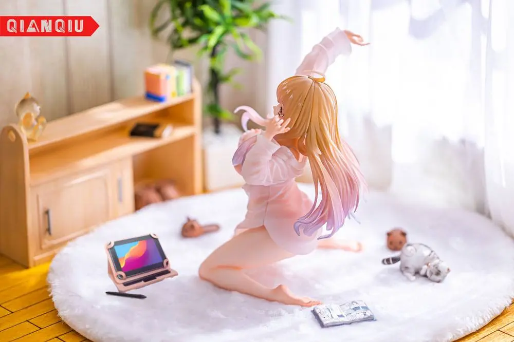Otaku Girls Series PVC Kip 1/7 Stretch Girl (Original Illustration by Ran) 12 cm fotografija izdelka