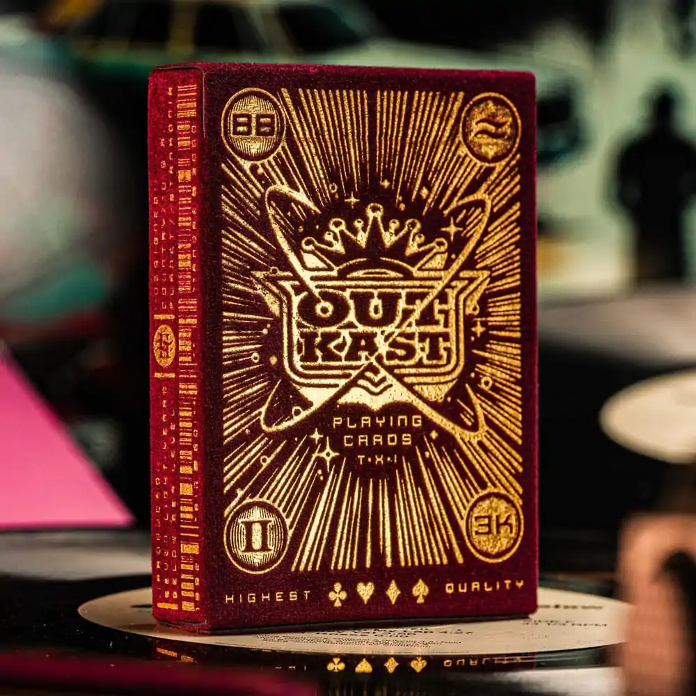 Igralne karte Outcast Playing Cards Red Velvet  fotografija izdelka