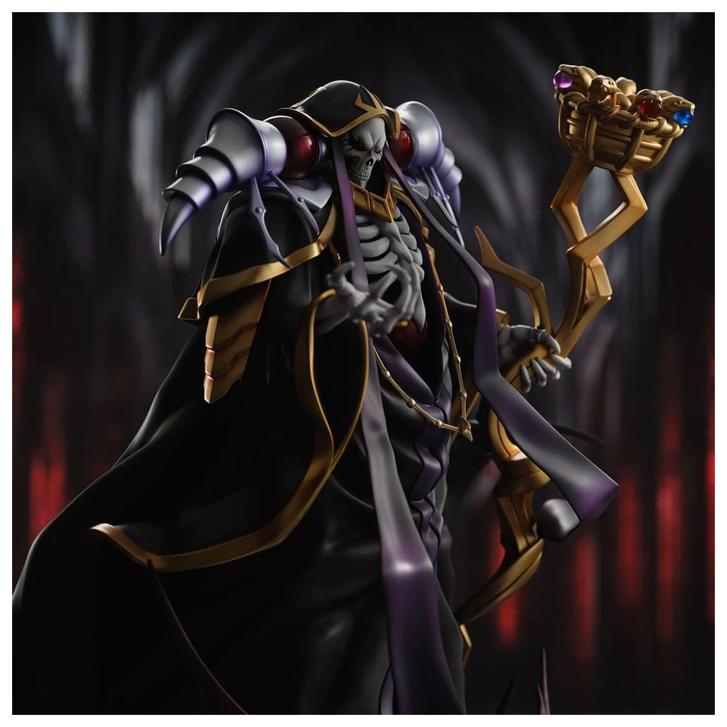 Overlord PVC figura Ainz Ooal Gown 10th Anniversary so-bin Ver. 34 cm fotografija izdelka