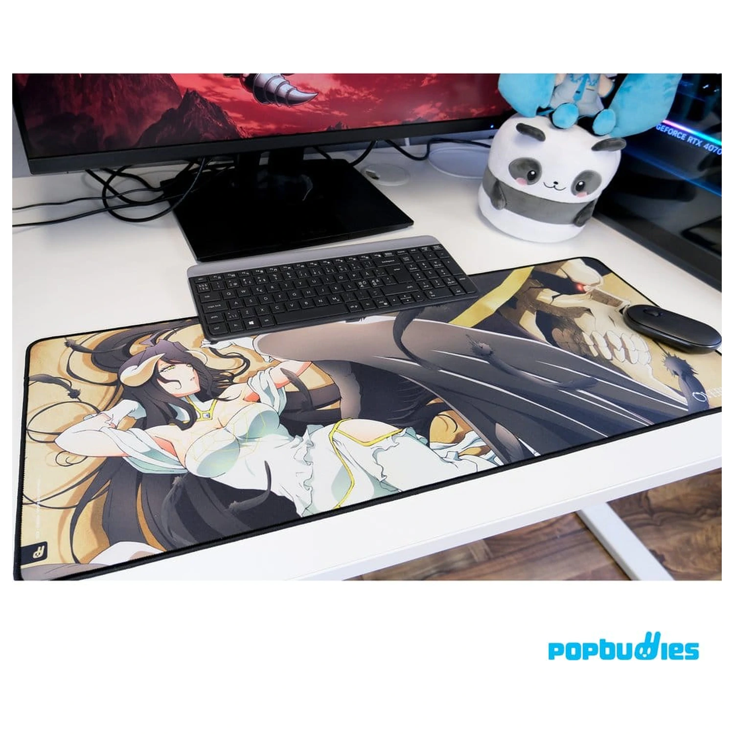 Overlord podloga za miško Albedo & Ainz XXL fotografija izdelka