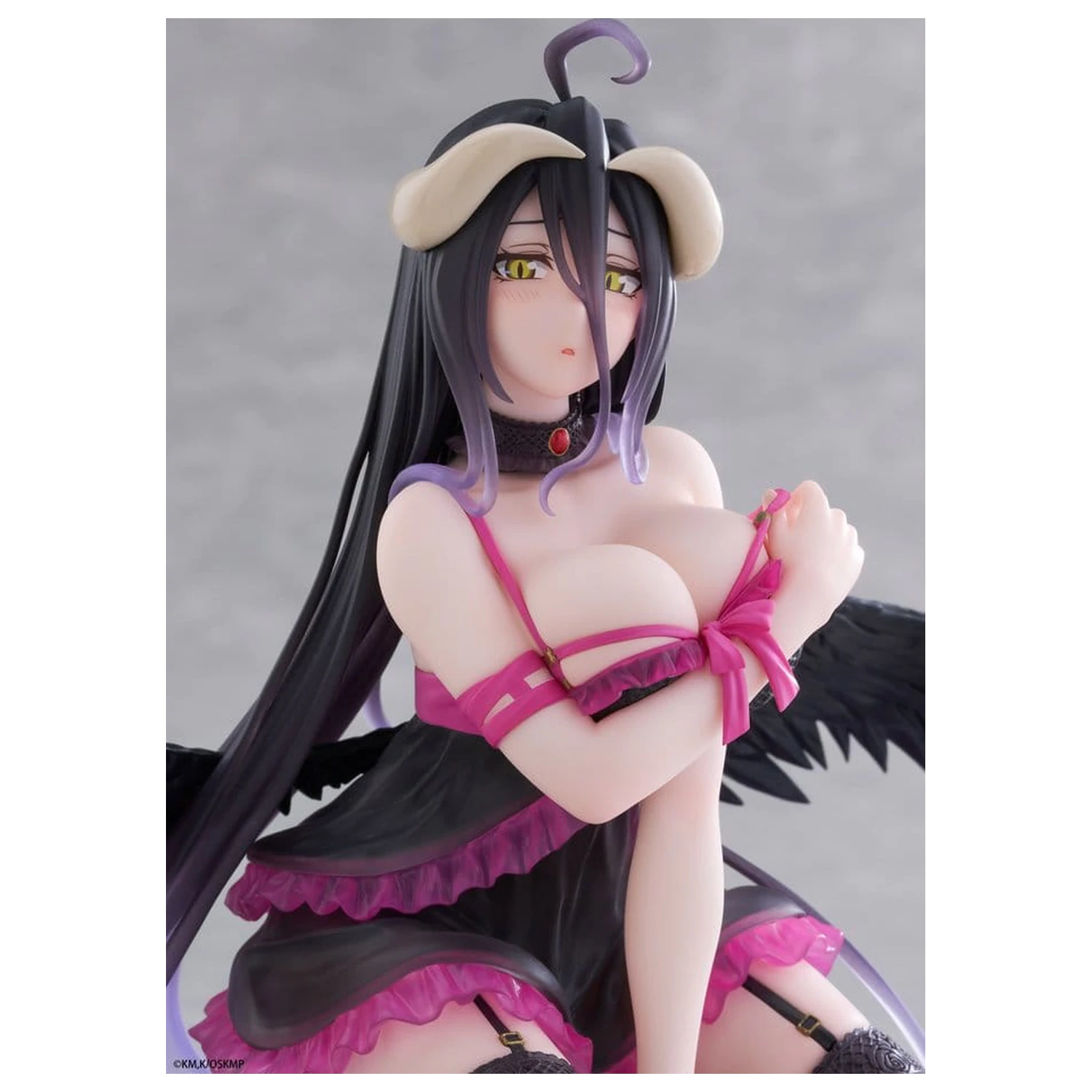 Overlord Namizna Ljubka PVC figura Albedo (različica s negližejem) 13 cm fotografija izdelka