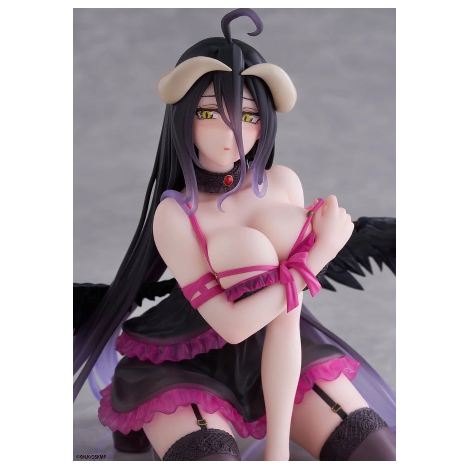 Overlord Namizna Ljubka PVC figura Albedo (različica s negližejem) 13 cm fotografija izdelka