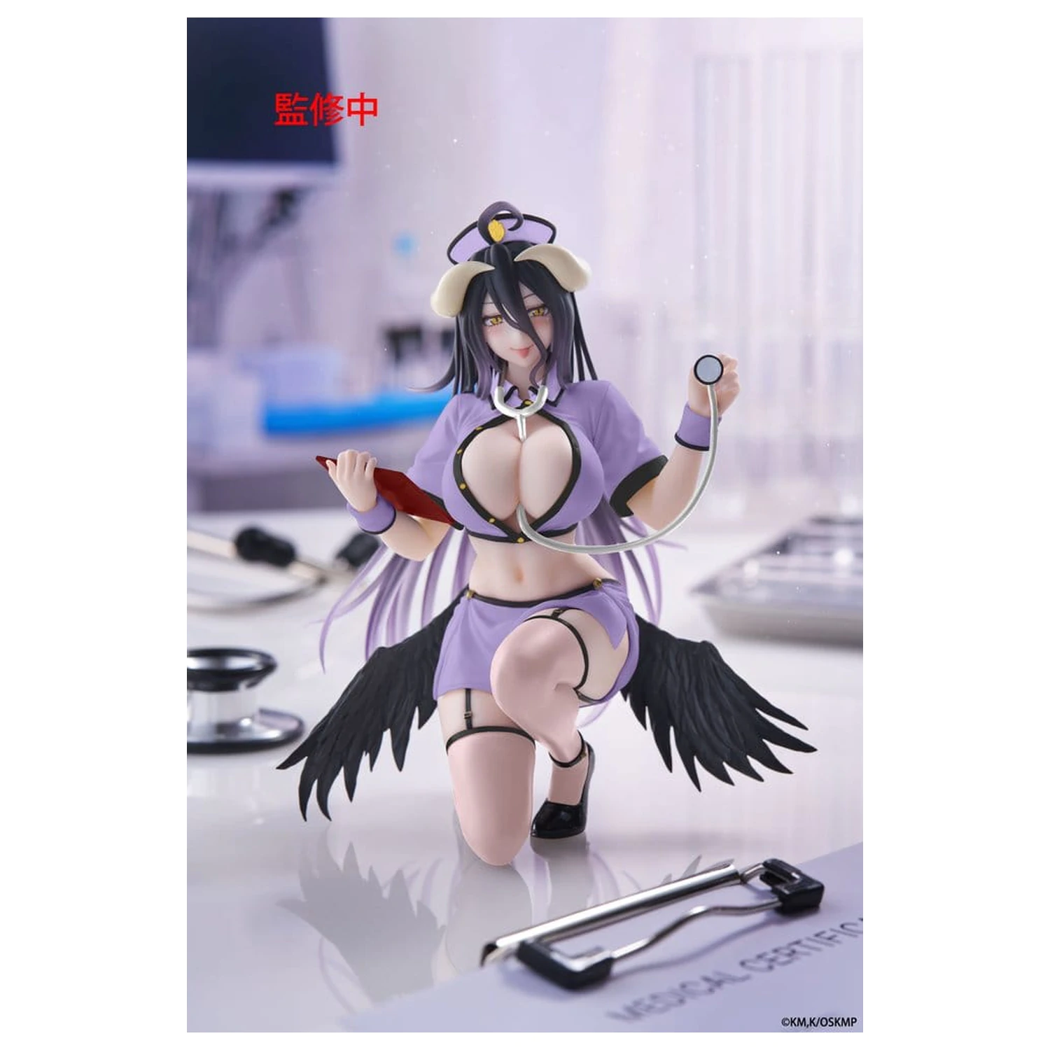 Overlord PVC figura namizna Cute Albedo (Nurse Ver.) Renewal 13 cm fotografija izdelka