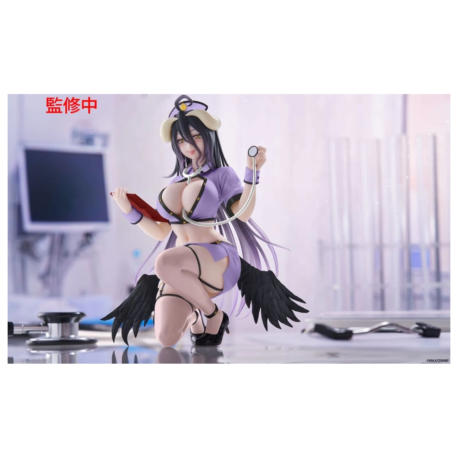 Overlord PVC figura namizna Cute Albedo (Nurse Ver.) Renewal 13 cm fotografija izdelka