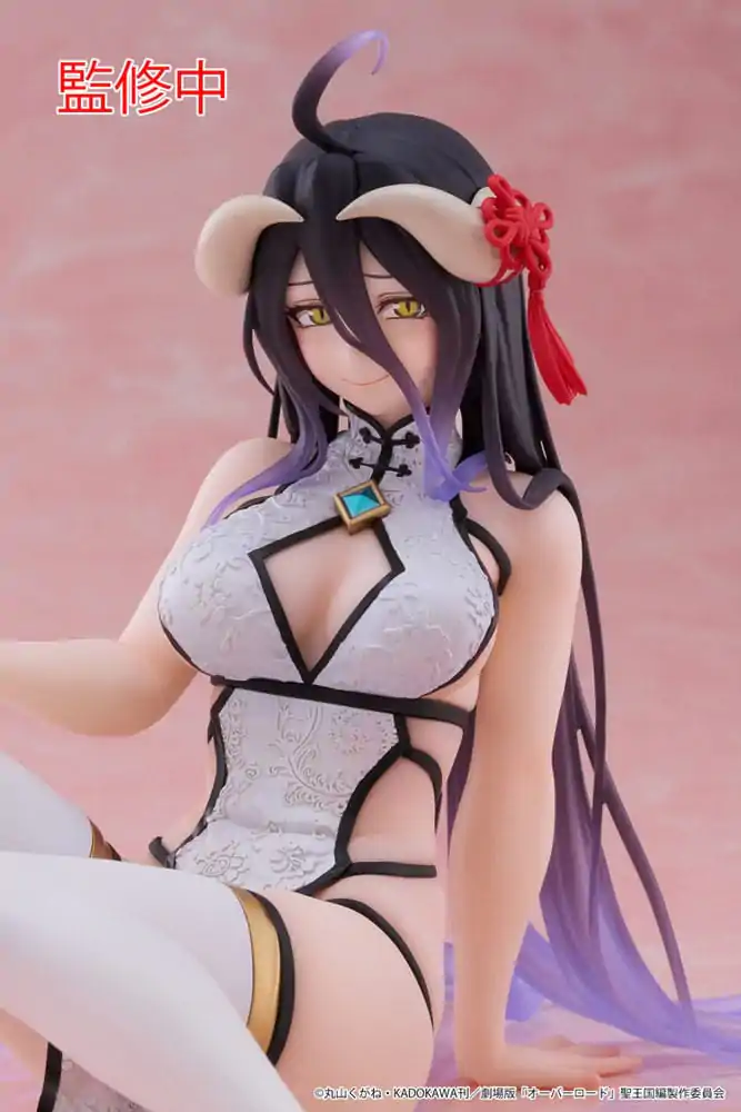 Overlord PVC Kip Namizna Simpatična Figura Albedo Chinese Dress Ver. 13 cm fotografija izdelka