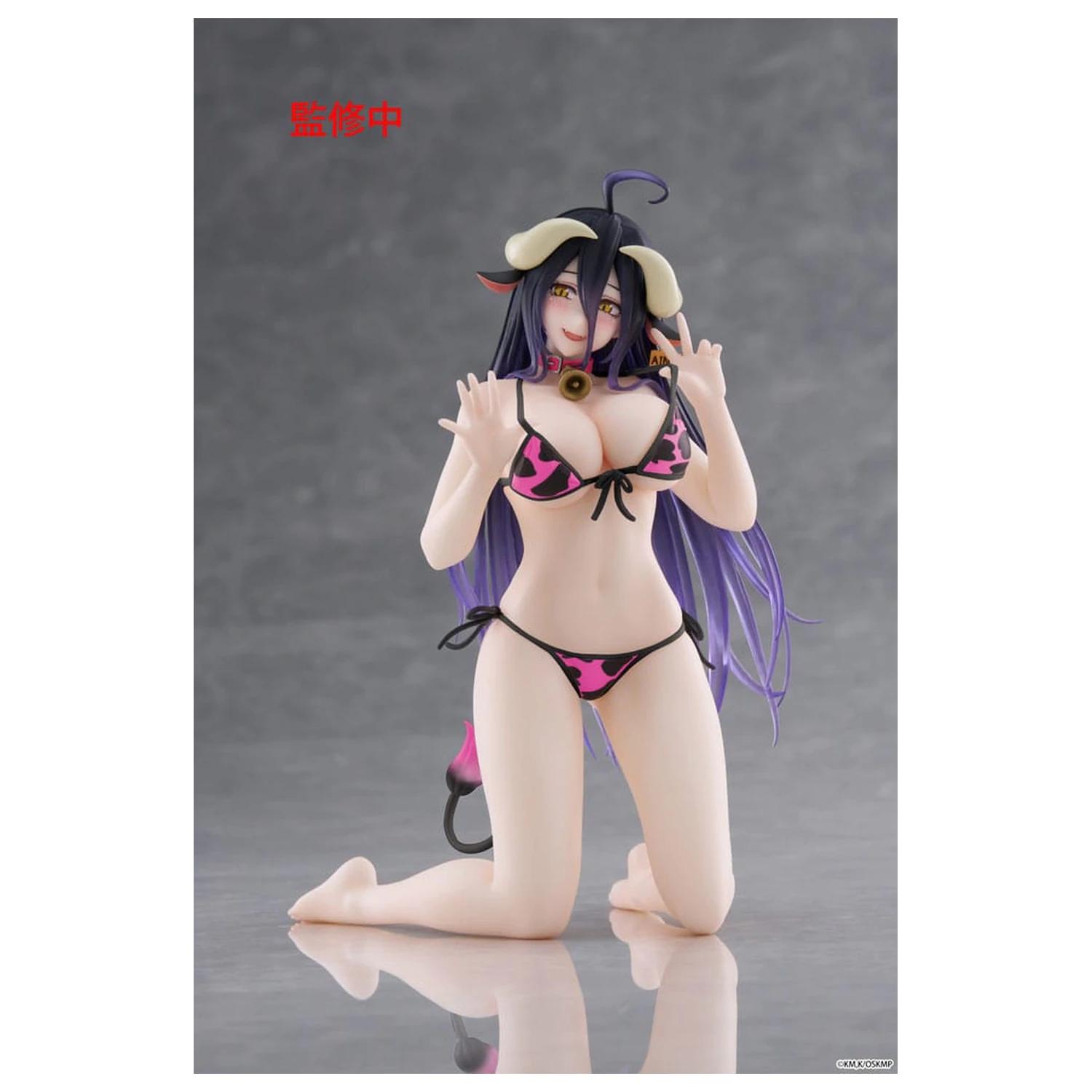 Overlord PVC kip Namizna prikupna figura Albedo kopalke s kravjim potiskom Ver. Prenova 13 cm fotografija izdelka