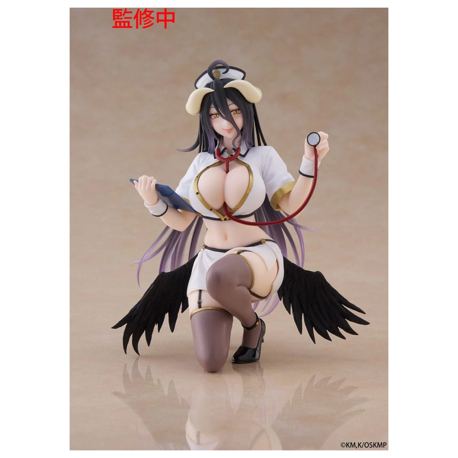 Overlord PVC kip namizna ljubka figura Albedo medicinska sestra Ver. Renewal 13 cm fotografija izdelka