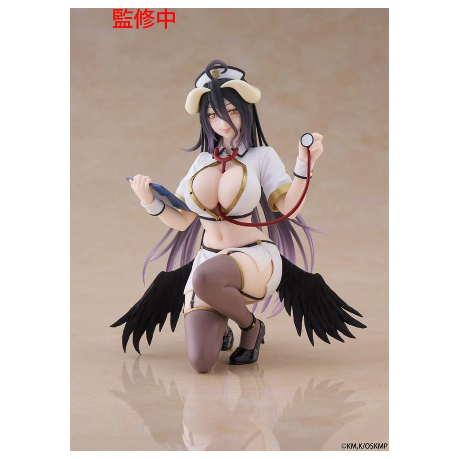 Overlord PVC kip namizna ljubka figura Albedo medicinska sestra Ver. Renewal 13 cm fotografija izdelka