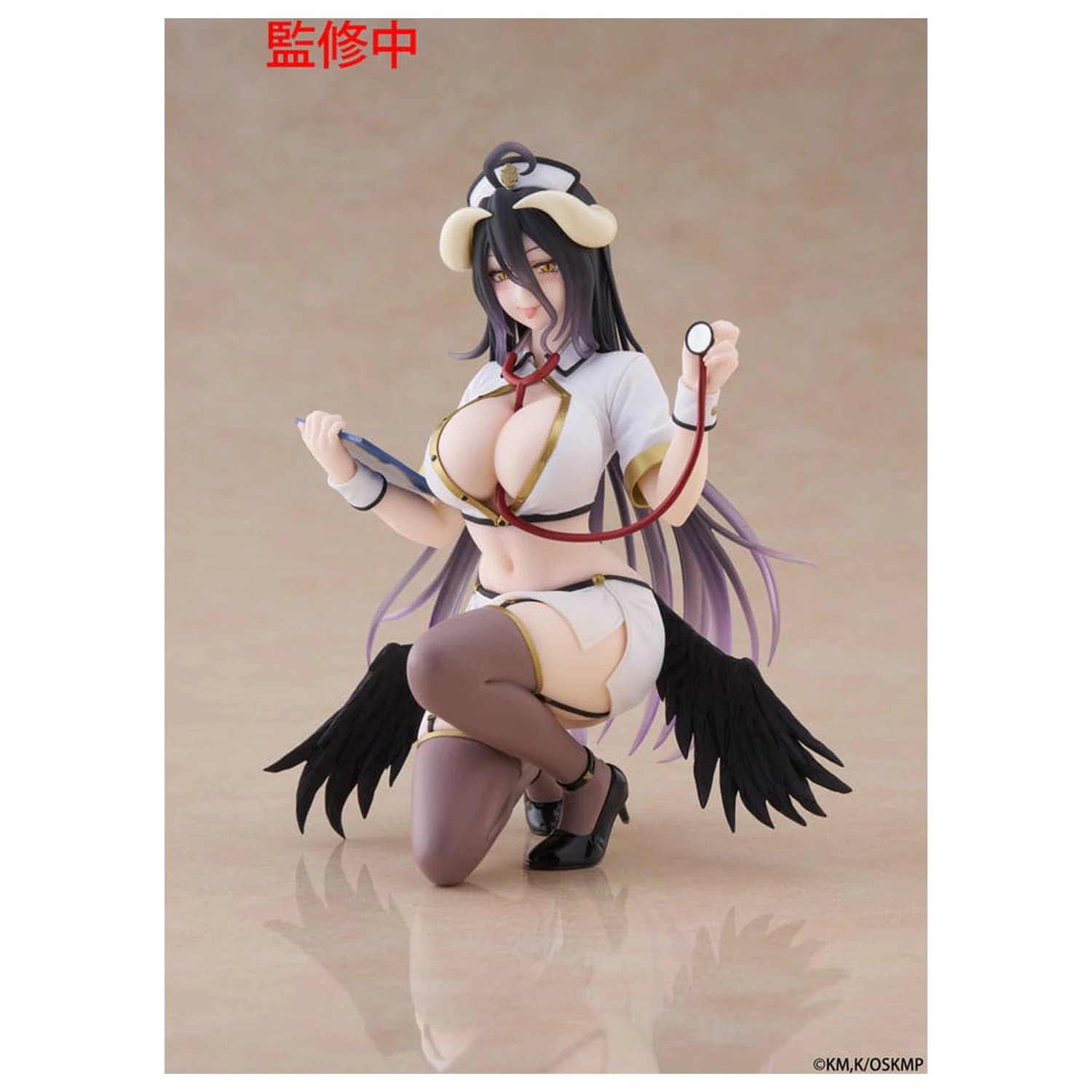 Overlord PVC kip namizna ljubka figura Albedo medicinska sestra Ver. Renewal 13 cm fotografija izdelka