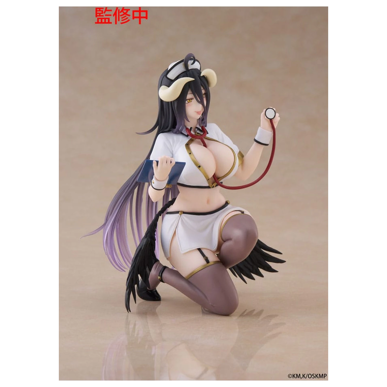 Overlord PVC kip namizna ljubka figura Albedo medicinska sestra Ver. Renewal 13 cm fotografija izdelka