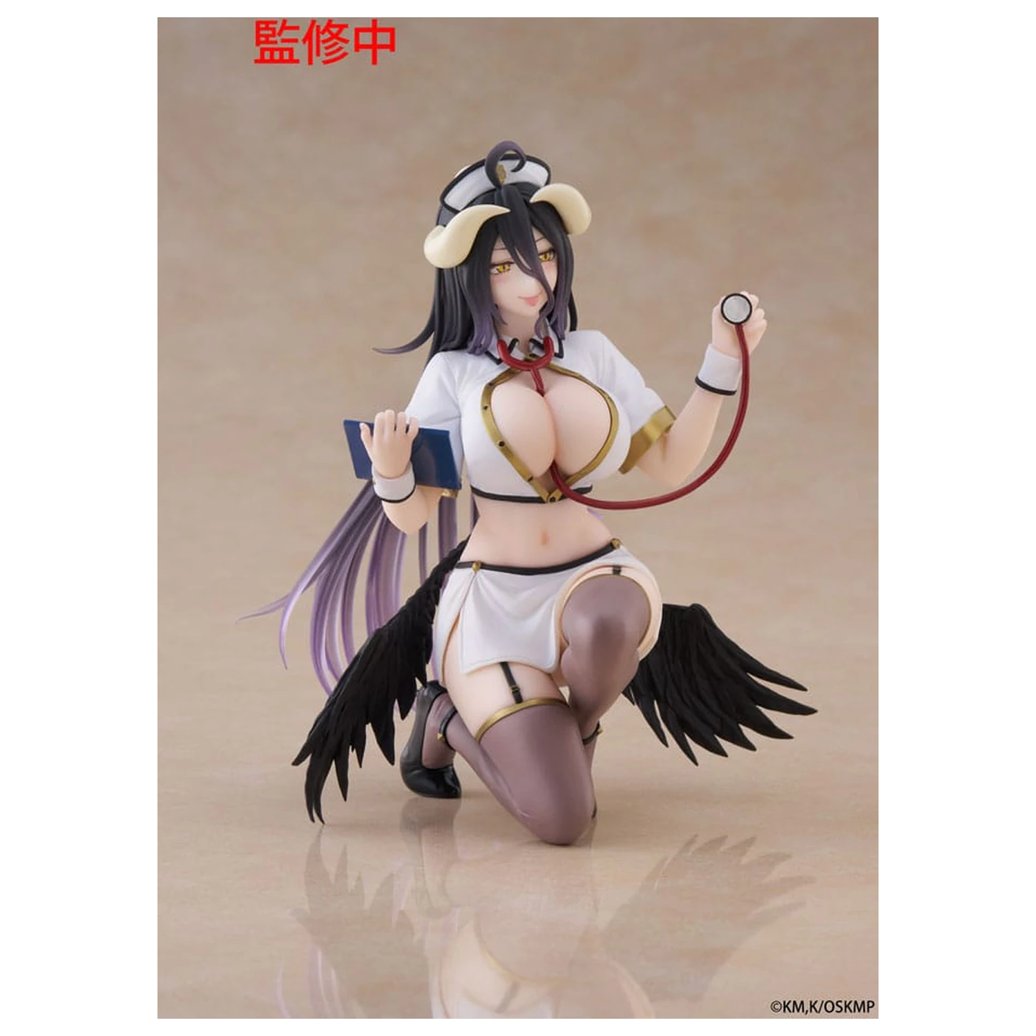 Overlord PVC kip namizna ljubka figura Albedo medicinska sestra Ver. Renewal 13 cm fotografija izdelka