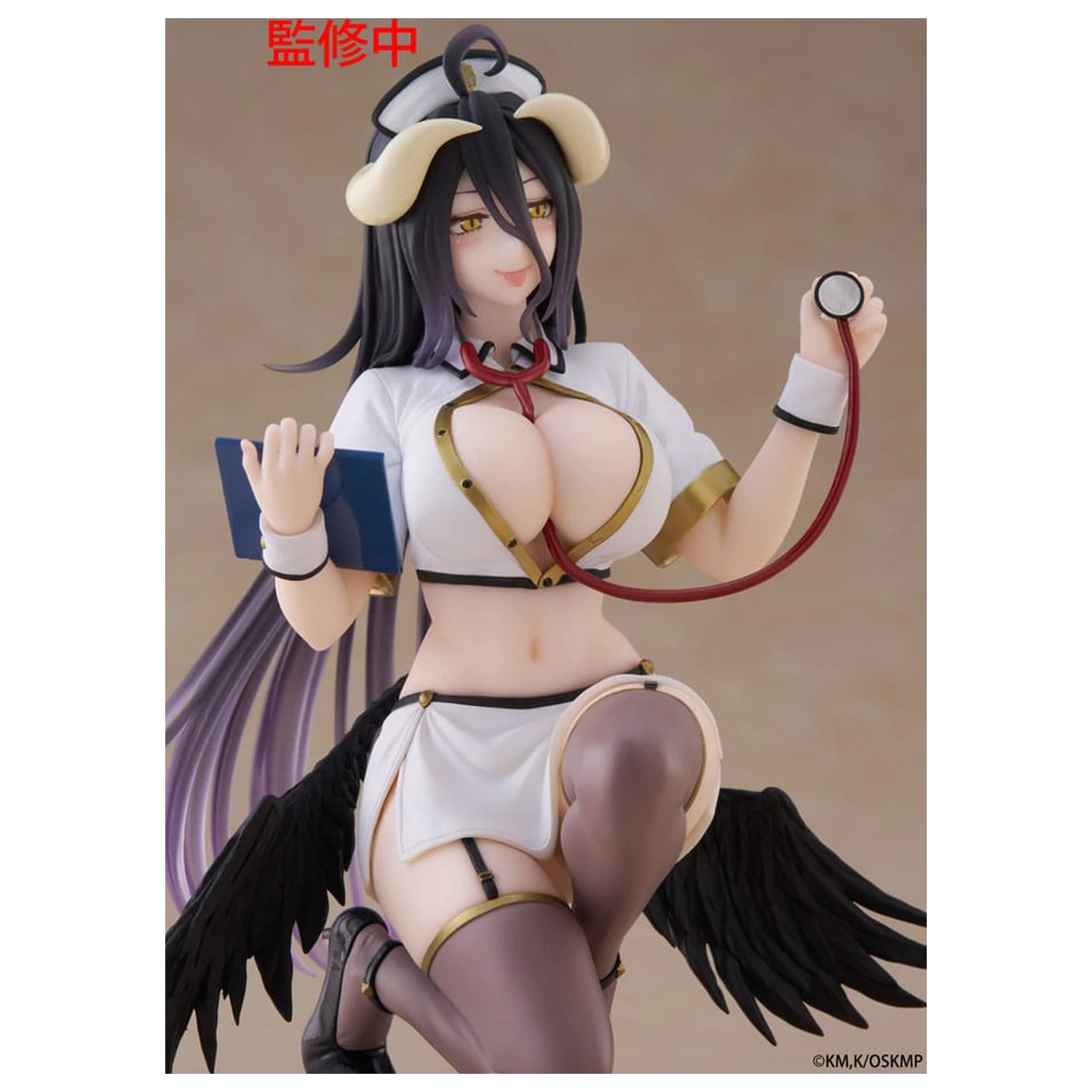 Overlord PVC kip namizna ljubka figura Albedo medicinska sestra Ver. Renewal 13 cm fotografija izdelka